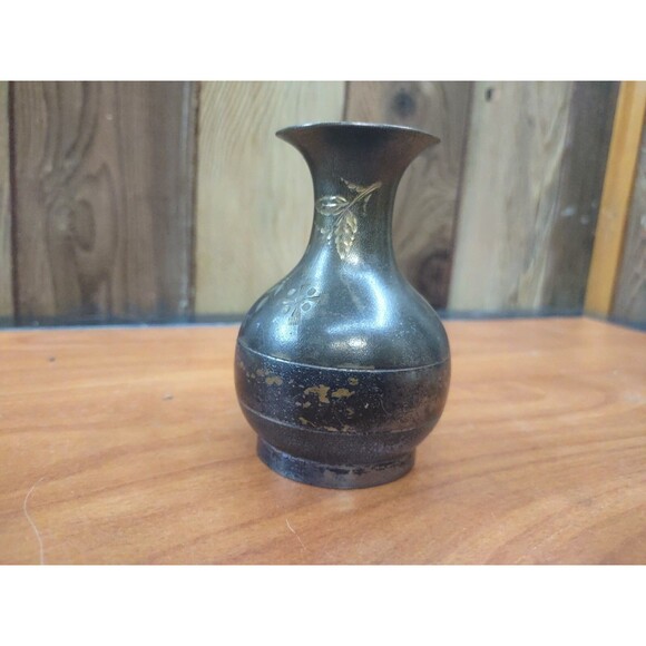 Antique Vase Pitcher Osborn & Co Quadruple Silver Plate Etched - Picture 5 of 8